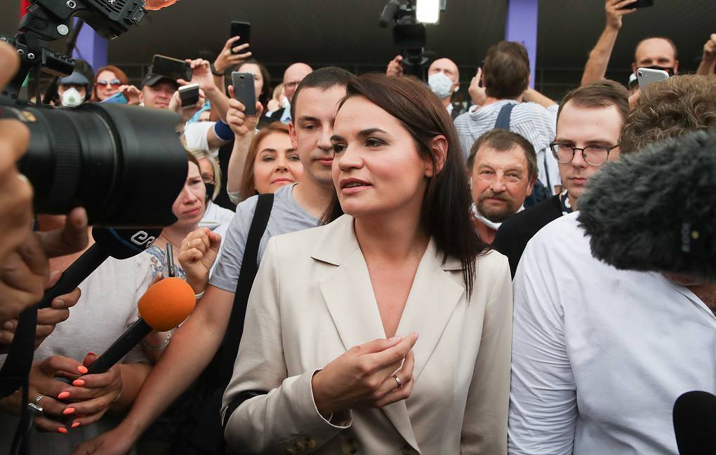 Тихановская отреагировала на протестное движение своих сторонников