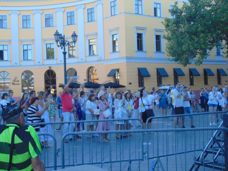 Как записные украинцы в Одессе самостийность праздновали