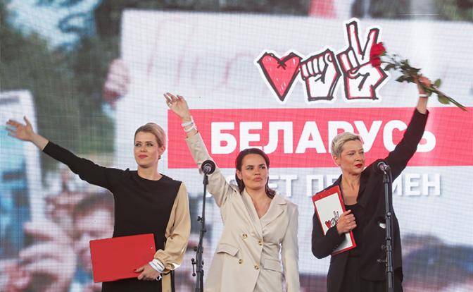Женщины белорусской оппозиции поссорились из-за Лукашенко