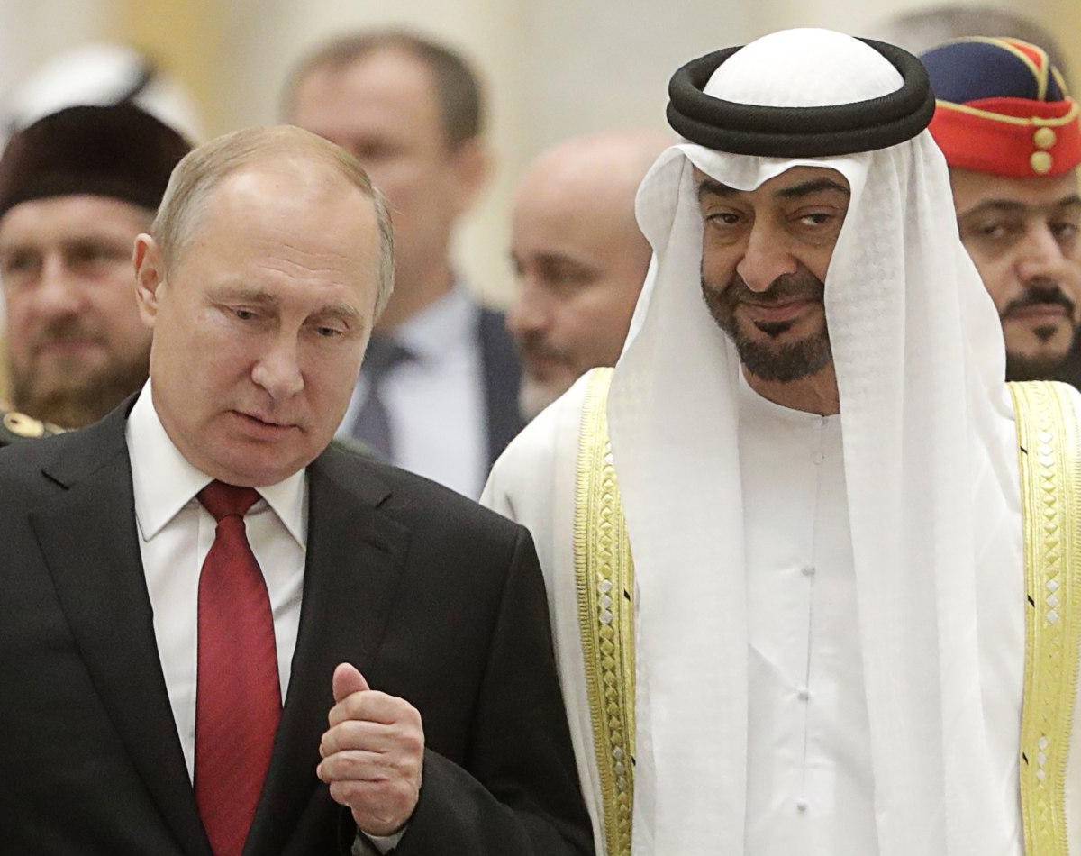 Наследный принц Абу-Даби Заид Аль Нахайян позвонил Путину