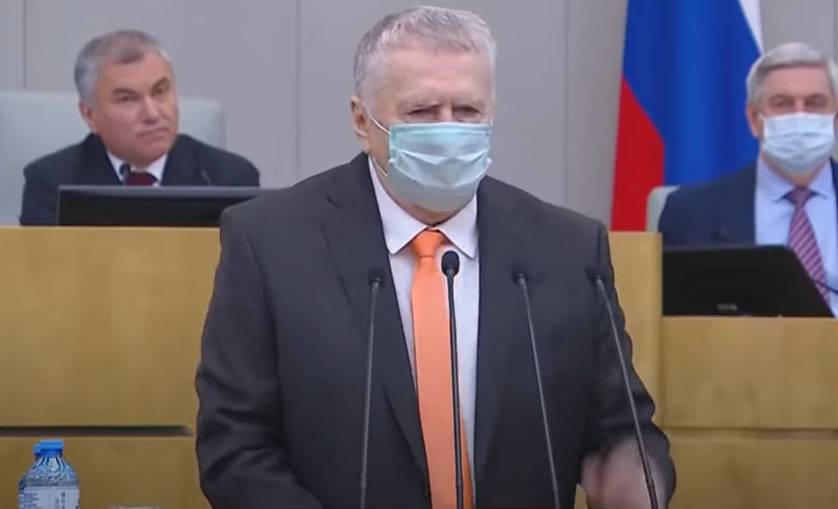 Выступление Жириновского в 2020 году. Жириновского убрали специально.