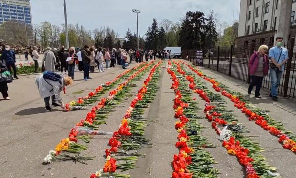 Сводка из Одессы в 7-ю годовщину массового убийства в Доме профсоюзов