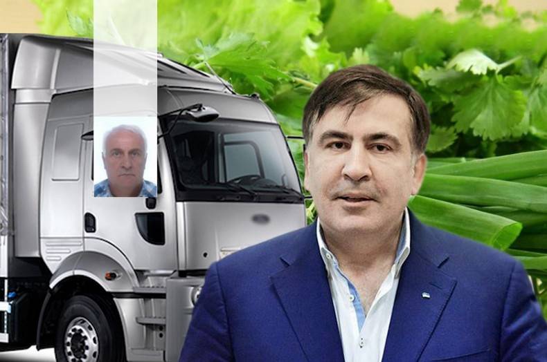 Саакашвили попал в Грузию в фуре с зеленью