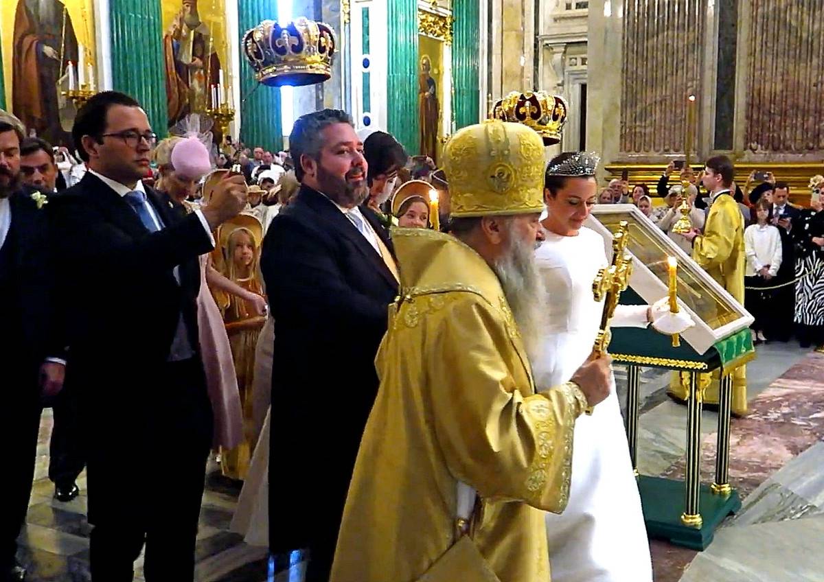 Венчание Романовых в Исаакиевском соборе 2021