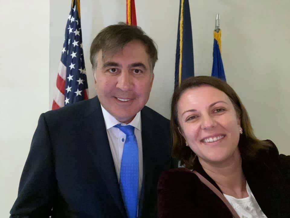 Как подельница Саакашвили прилетала в Киев разжигать войну