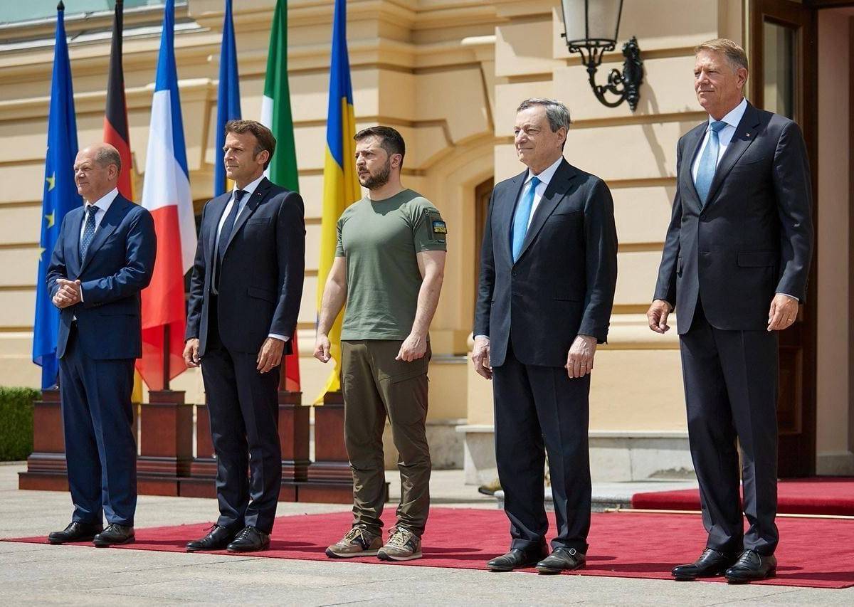 Зеленский с президентами Евросоюза