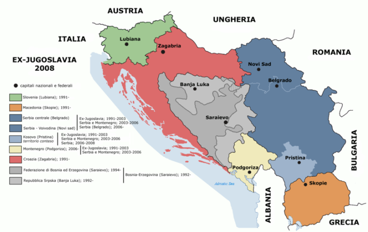 США напомнили сербам об опасности возрождения Югославии