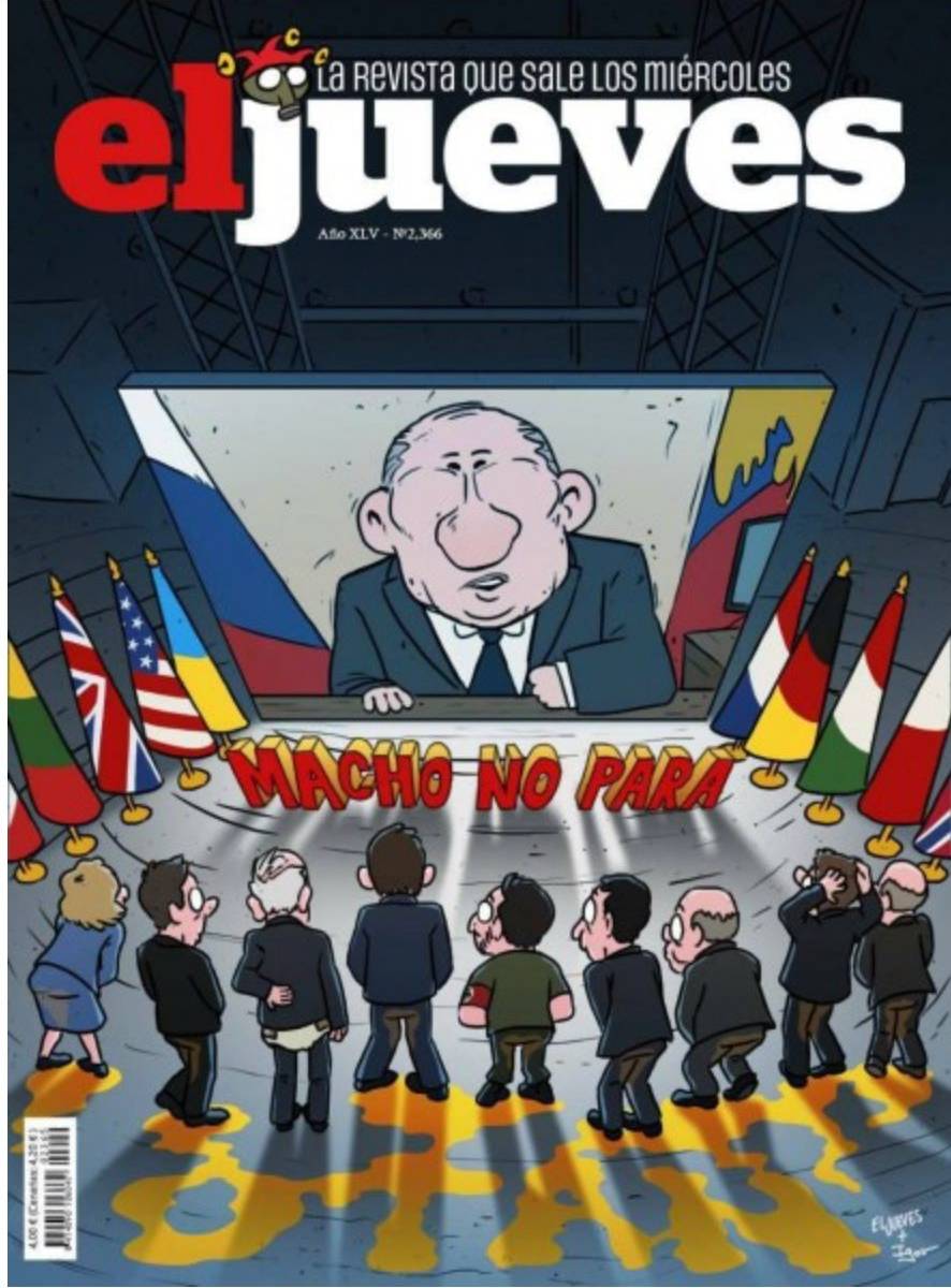 El Jueves показал «убойную карикатуру» на реакцию Запада на мобилизацию