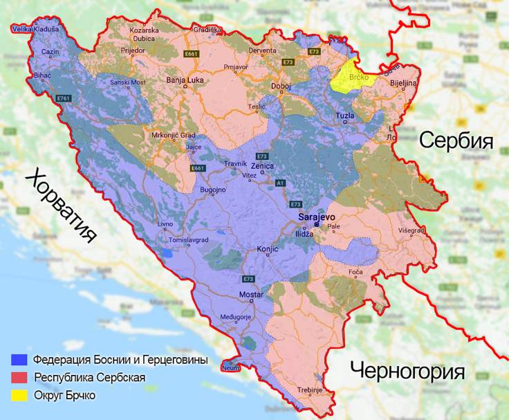 РФ озабочена политической нестабильностью в Боснии и Герцеговине