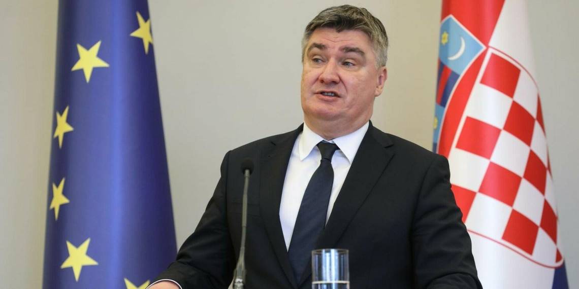 Президента Хорватии Зорана Милановича назвали «путинофилом»