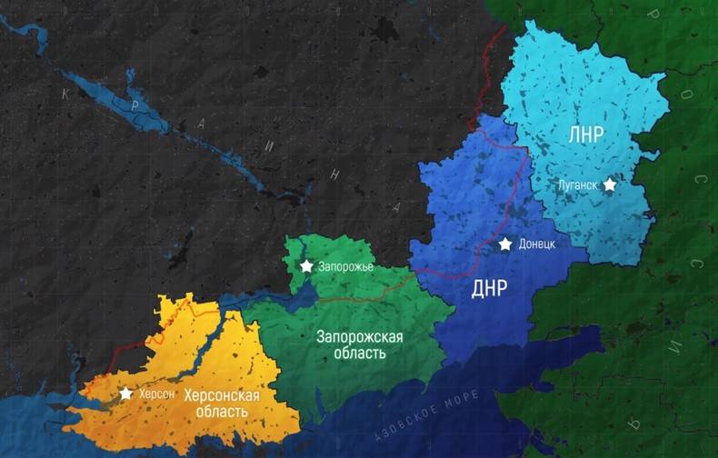 У карт РФ с новыми территориями возникла проблема У карт РФ с новыми территориями возникла проблема