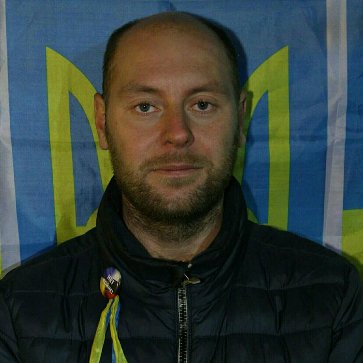 Заукраинцы в Москве устроили желто-голубой флешмоб