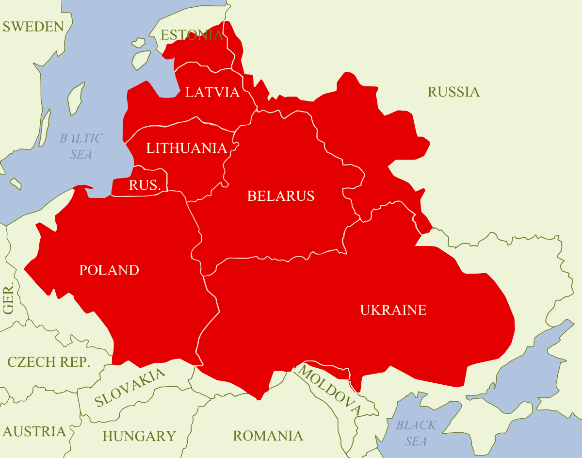 Польша выходит на восточную границу 1772 года