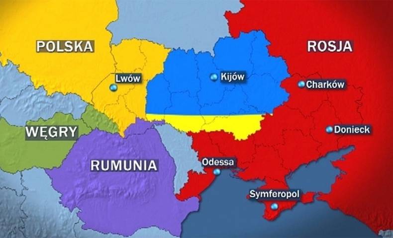 Россия согласна на раздел Украины