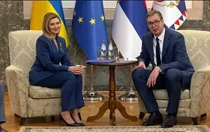 Елена Зеленская в Белграде вела себя как президент