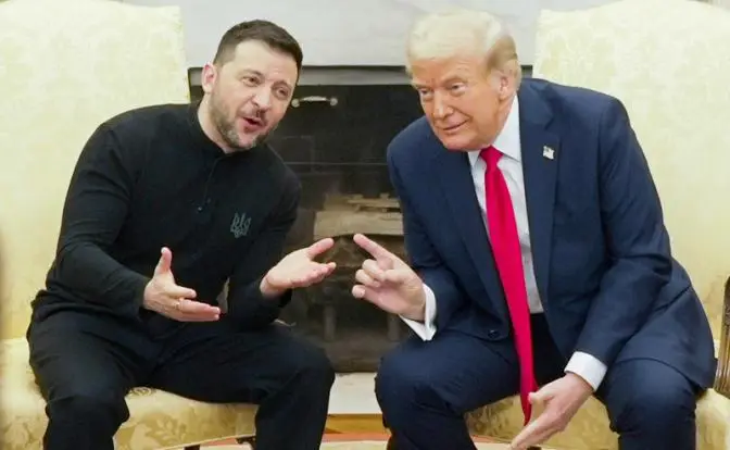 Трамп, общаясь с Зеленским, превращается в клоуна Трамп, общаясь с Зеленским, превращается в клоуна