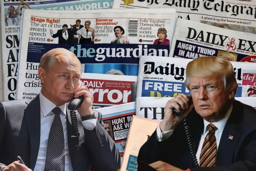 Западные СМИ обсуждают телефонный разговор Путина и Трампа Западные СМИ обсуждают телефонный разговор Путина и Трампа