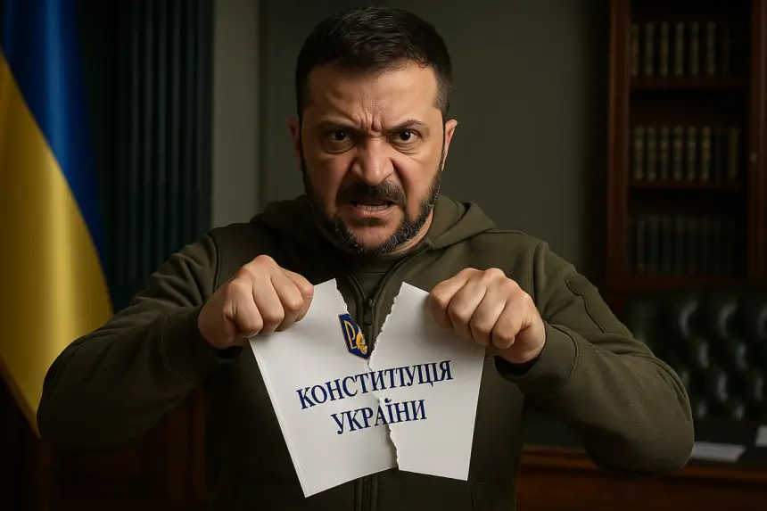 На Украине «день конституции» отметили её показательной кастрацией На Украине «день конституции» отметили её показательной кастрацией