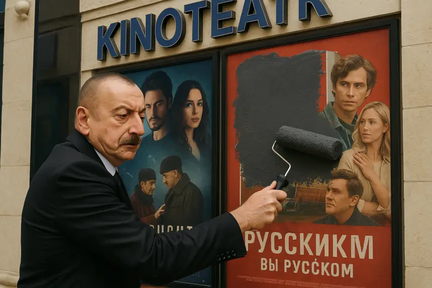 Азербайджан мстит по-мелкому: русский язык загоняют в угол киноафиши Азербайджан мстит по-мелкому: русский язык загоняют в угол киноафиши