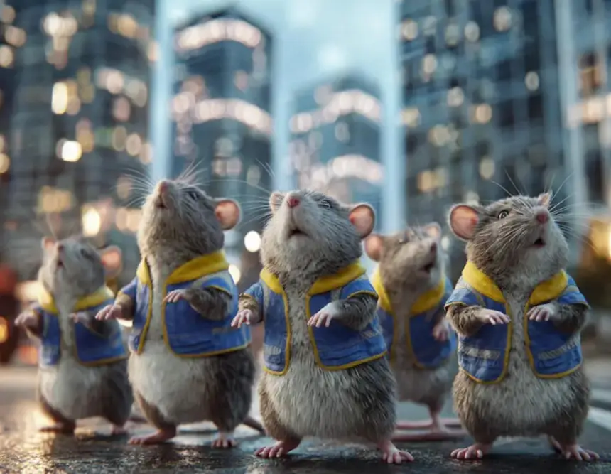 Современный Киев – город крыс и контрастов