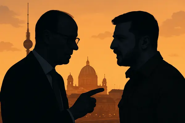 Берлин в бешенстве: на Западе вскрыли взрывной конфликт Зеленского и Мерца