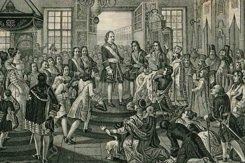 Как царь Пётр провозгласил Россию империей