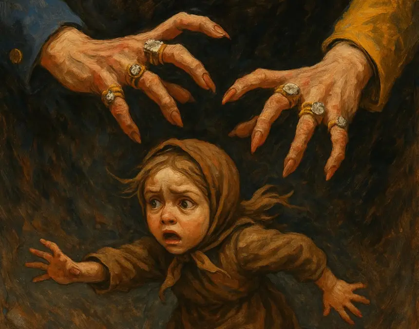 Украина торгует детьми, но продолжает обвинять Россию