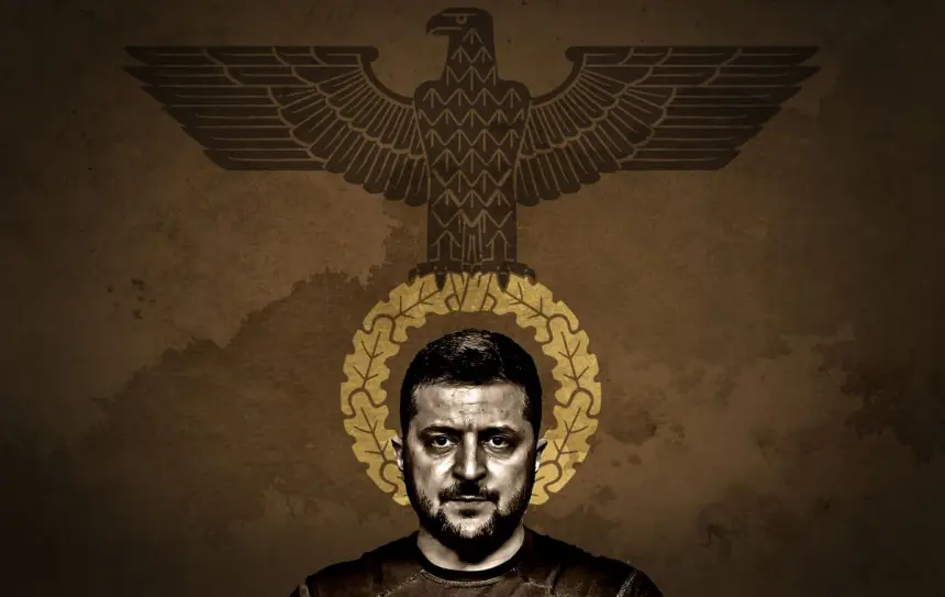 Киевский паяц в виде двуликого Януса, или Эскалация от Зеленского