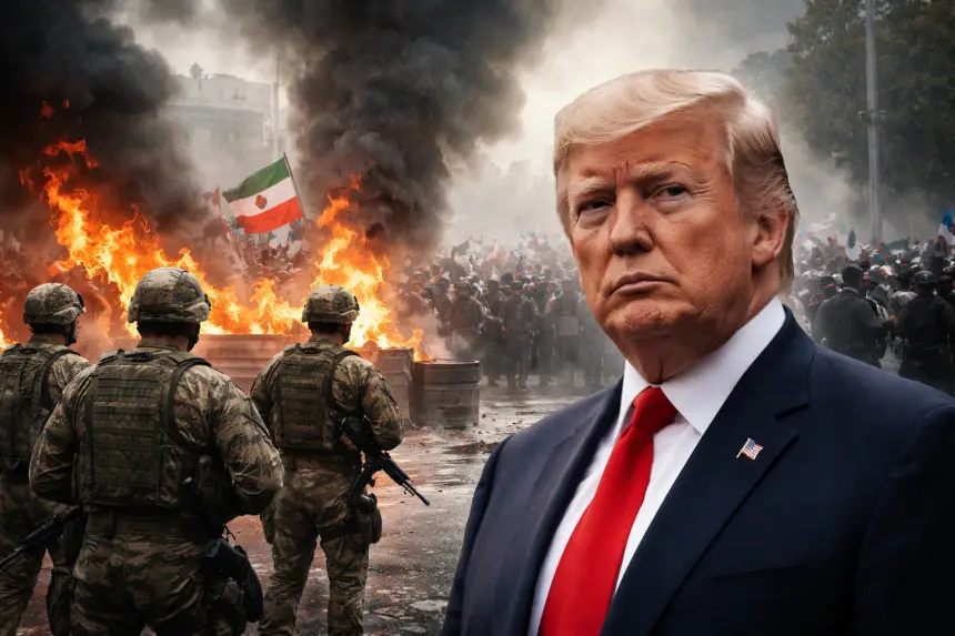 Трамп взвёл курок: США готовы вмешаться из-за крови на улицах Ирана