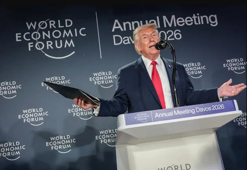 Давосский форум: ураган Трамп, петух Макрон, Зеленский – и пустота