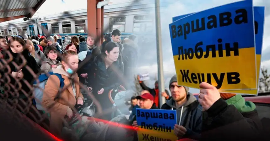 Польша лишила привилегий украинских беженцев