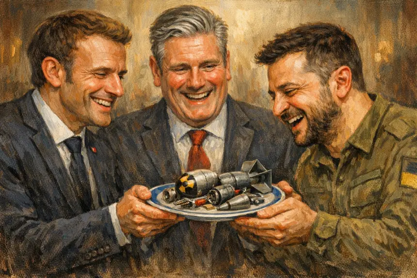 Европейская ядерная бомба для украинских нацистов