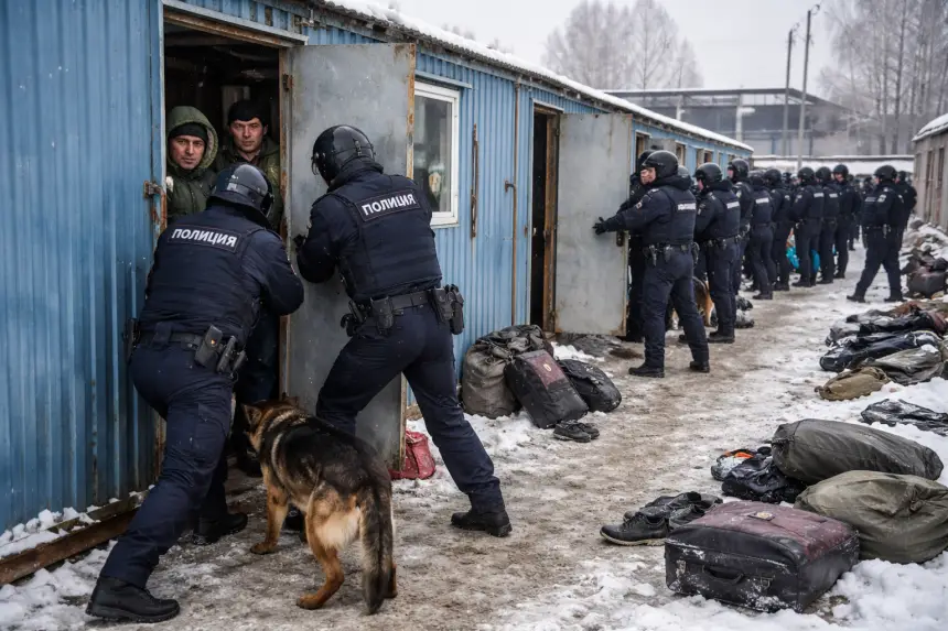 Собаки и вскрытые бытовки: как мигрантам устроили ад на стройке Ленобласти