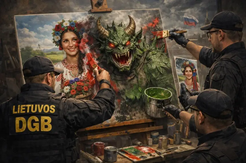 Гримасы пропаганды: Литва рисует Белоруссию чудовищем