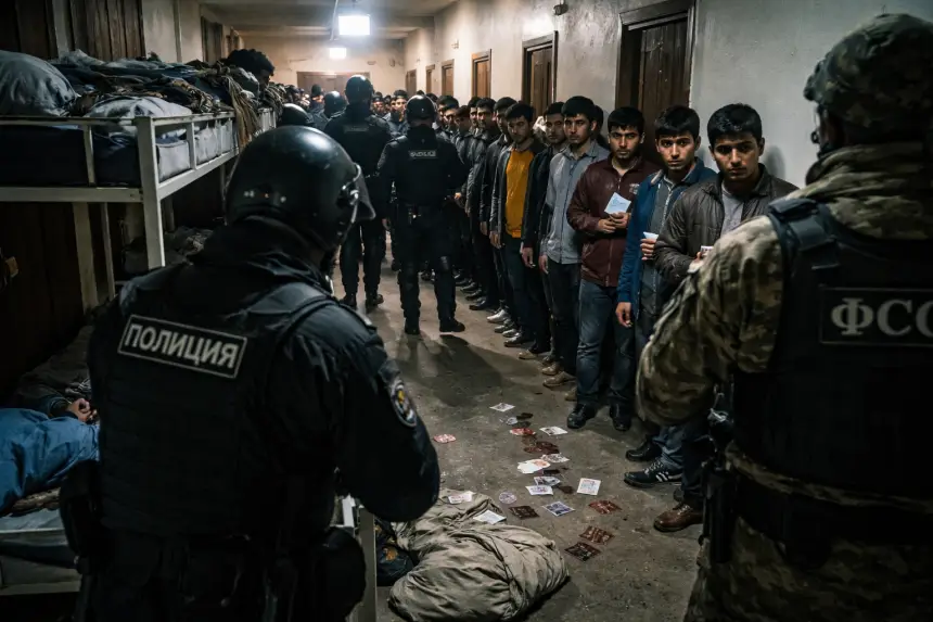 Прятались и выбрасывали документы: в Петербурге пронёсся рейд на мигрантов