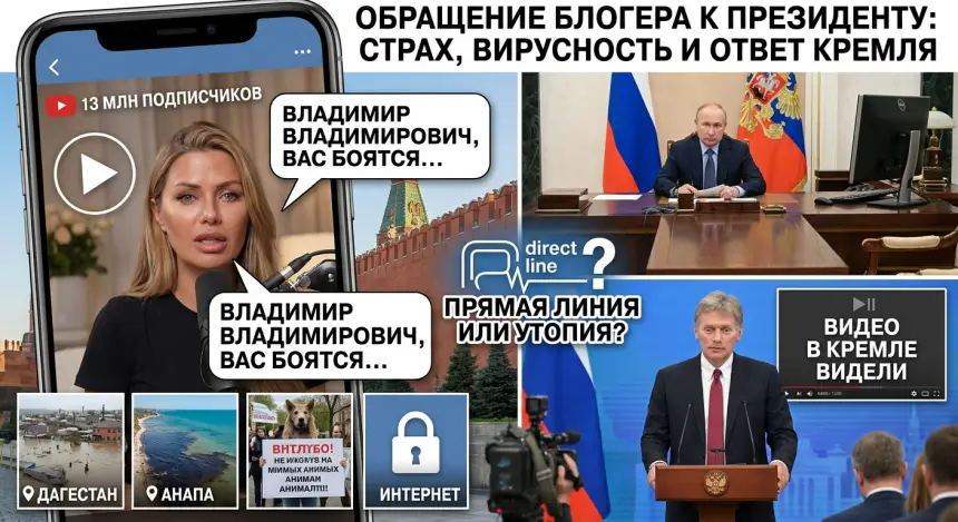 «Вас боятся, Владимир Владимирович» — как блогер добилась реакции Кремля