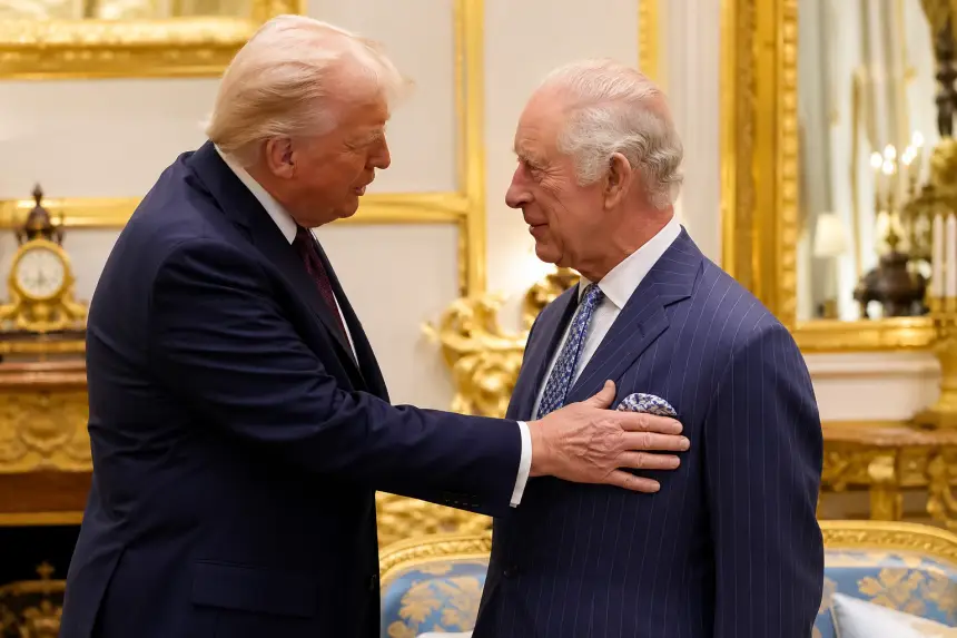 Руки прочь от монарха: Трамп попал в громкий конфуз на встрече с Карлом III