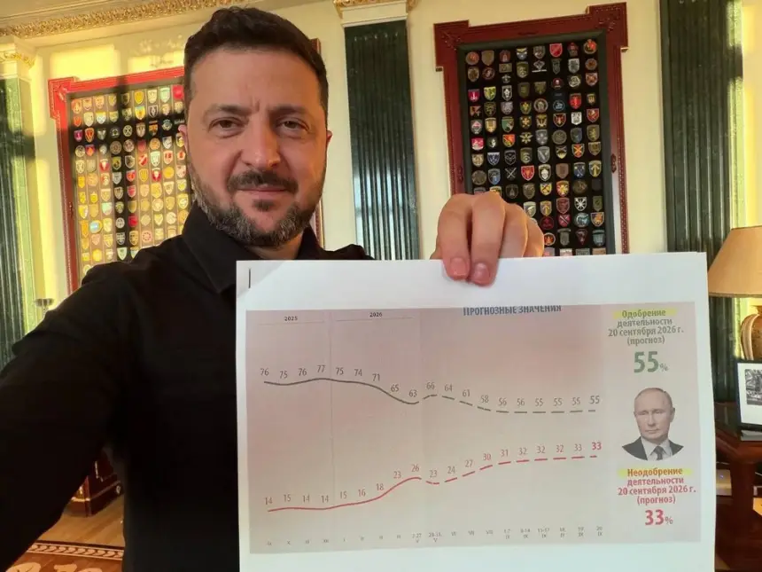Зеленский после "открытого письма" публикует отчеты со "стола Путина"
