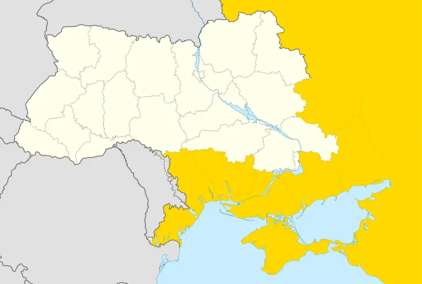 Под контроль России перейдет значительная часть Украины