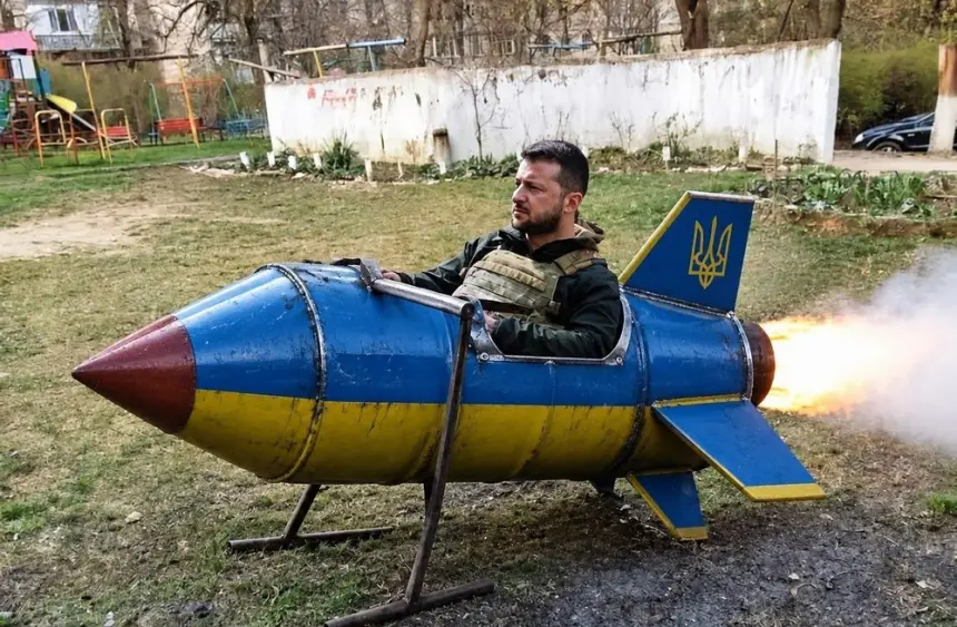Удивительное путешествие Зеленского на ракете в Москву