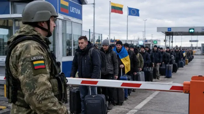 Литва объявила охоту на украинских мужчин: не воевал — не беженец