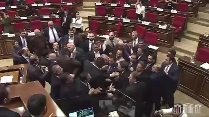 Их нравы: парламент Армении стал ареной массовой драки из-за женской темы